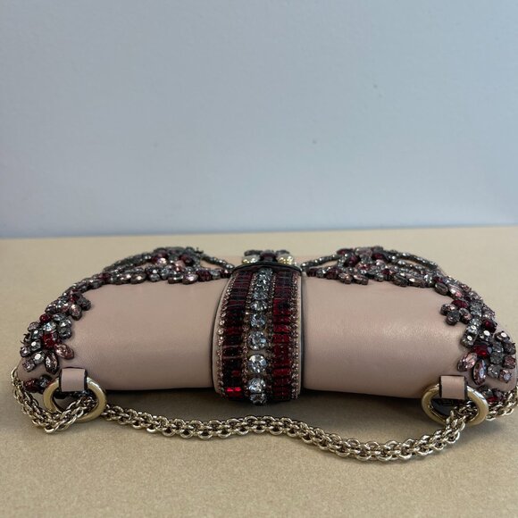 Valentino Garavani Glam Lock Crystal Embellished Crossbody Bag - Preowned - Picture 5 of 14